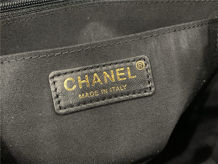 Chanel Large Backpack Lambskin 91122 Gold-Metal Black High