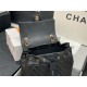 Chanel Large Backpack Lambskin 91122 Gold-Metal Black High