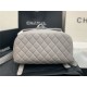 Chanel Large Backpack Lambskin 91122 Silver-Metal Grey High