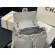 Chanel Large Backpack Lambskin 91122 Silver-Metal Grey High