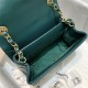 Chanel MINI FLAP BAG Lambskin Plexi & Gold-Tone Metal Green High