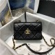 Chanel MINI FLAP BAG Lambskin Plexi & Gold-Tone Metal Black High