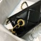 Chanel SMALL FLAP BAG Lambskin Plexi & Gold-Tone Metal Black High