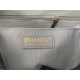 Chanel Large Backpack Lambskin 91122 Gold-Metal Grey High