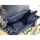 Chanel Large Backpack Lambskin 91122 Silver-Metal Navy High