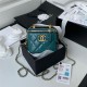 Chanel SMALL VANITY WITH CHAIN Calfskin & Gold-Tone Metal AP2292 Green A