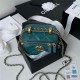 Chanel SMALL VANITY WITH CHAIN Calfskin & Gold-Tone Metal AP2292 Green A