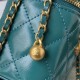 Chanel SMALL VANITY WITH CHAIN Calfskin & Gold-Tone Metal AP2292 Green A