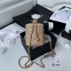 Chanel SMALL VANITY WITH CHAIN Calfskin & Gold-Tone Metal AP2292 Beige A