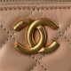 Chanel SMALL VANITY WITH CHAIN Calfskin & Gold-Tone Metal AP2292 Beige A