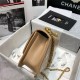 Chanel SMALL FLAP BAG Calfskin & Gold-Tone Metal AS2649 Beige High