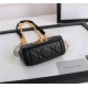 MICRO Dior CARO BAG Supple Cannage Calfskin Black High