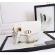 MEDIUM Dior BOBBY BAG Grained Calfskin White High