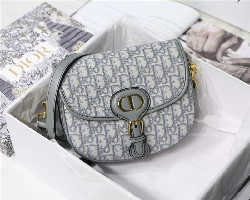 MEDIUM Dior BOBBY BAG Dior Oblique Jacquard Grey High