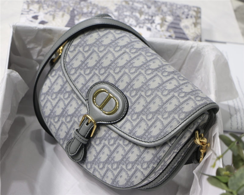 MEDIUM Dior BOBBY BAG Dior Oblique Jacquard Grey High