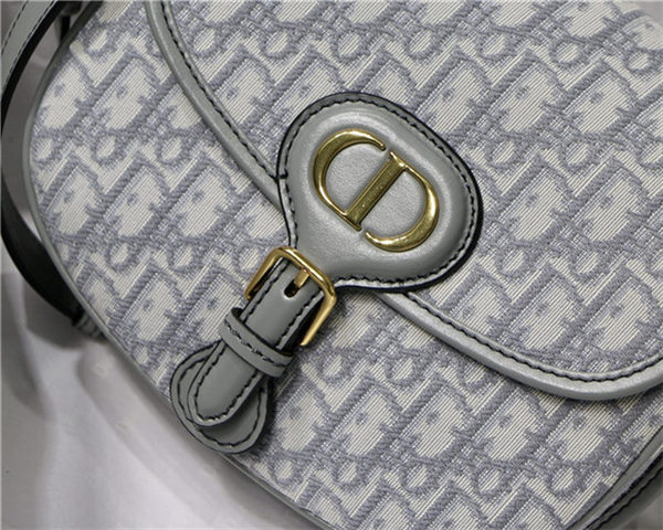 MEDIUM Dior BOBBY BAG Dior Oblique Jacquard Grey High