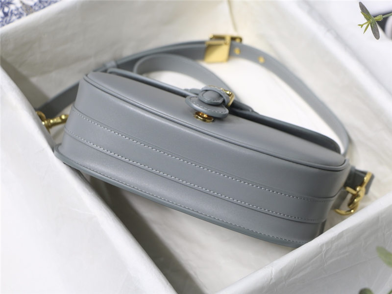 MEDIUM Dior BOBBY BAG Box Calfskin Dark Grey High