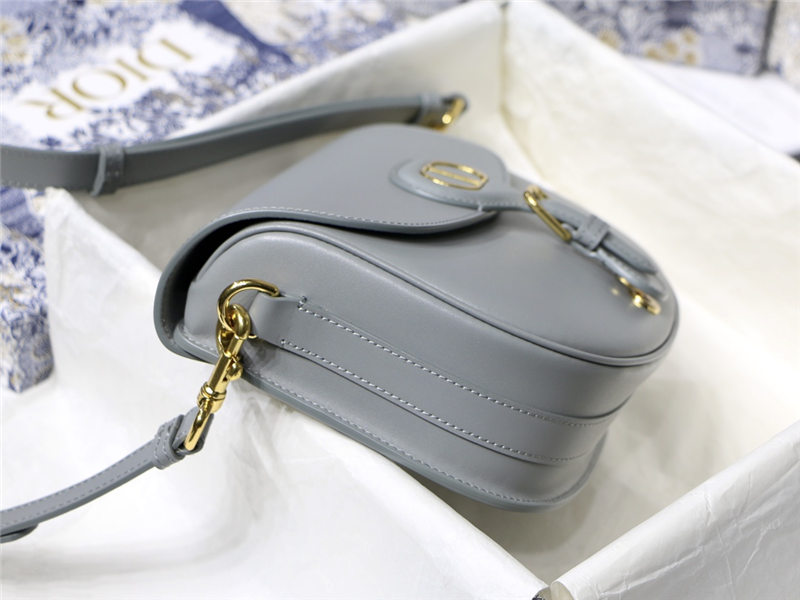 MEDIUM Dior BOBBY BAG Box Calfskin Dark Grey High