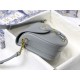 MEDIUM Dior BOBBY BAG Box Calfskin Dark Grey High