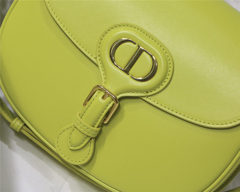 MEDIUM Dior BOBBY BAG Box Calfskin Lime High