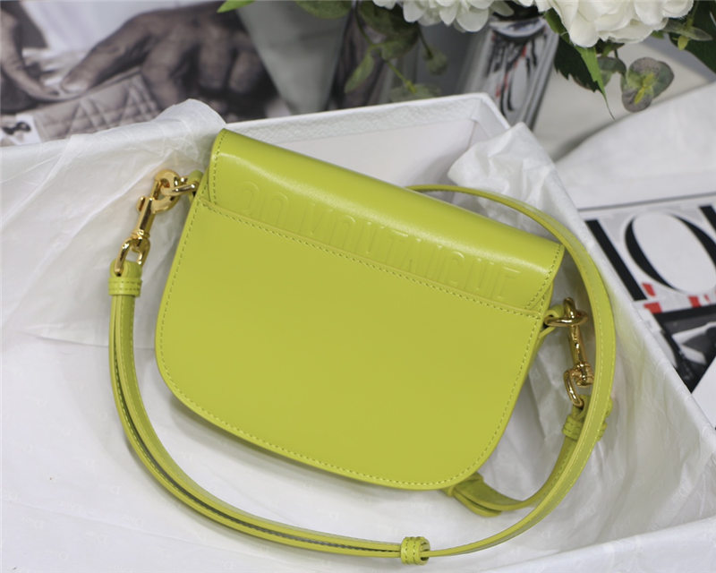 SMALL Dior BOBBY BAG Box Calfskin Lime High