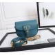 SMALL Dior BOBBY BAG Box Calfskin Steel Blue High