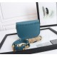 SMALL Dior BOBBY BAG Box Calfskin Steel Blue High