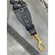 SHOULDER STRAP Dior Oblique Embroidered Blue High