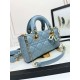 LADY D-JOY BAG SMALL Cannage Lambskin Resin High