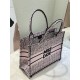 MEDIUM Dior BOOK TOTE Miss Dior Allover Embroidery Pink High