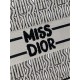 SMALL Dior BOOK TOTE Miss Dior Allover Embroidery Khaki High