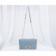 LARGE Dior CARO BAG Supple Cannage Calfskin Sky Blue High