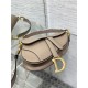 Mini SADDLE BAG Grained Calfskin Warm Taupe High