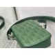 Dior WORLD TOUR MESSENGER POUCH Dior Oblique Galaxy Leather Green High