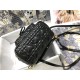 MINI DiorAMOUR Dior BACKPACK Cannage Lambskin with Heart Motif Black High