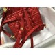 MINI DiorAMOUR Dior BACKPACK Cannage Lambskin with Heart Motif Red High