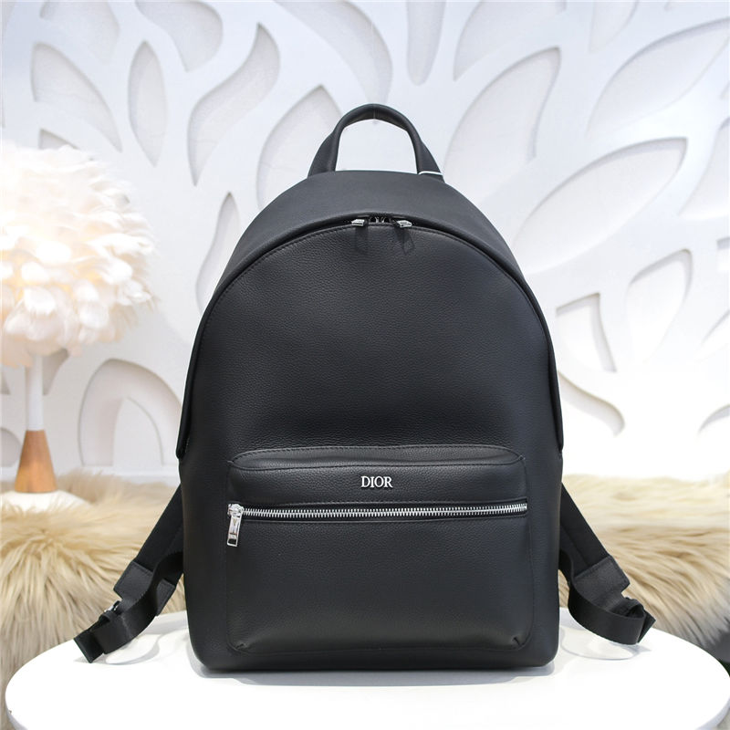 Dior RIDER BACKPACK Grained Calfskin Black High