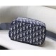 DiorTRAVEL VANITY CASE Dior Oblique Jacquard Blue High