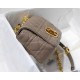 SMALL Dior CARO BAG Supple Cannage Calfskin Taupe High