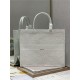 LARGE Dior BOOK TOTE Embroidery with Macramé Effect High