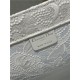 LARGE Dior BOOK TOTE Embroidery with Macramé Effect High