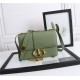 30 MONTAIGNE BAG Grained Calfskin Green High