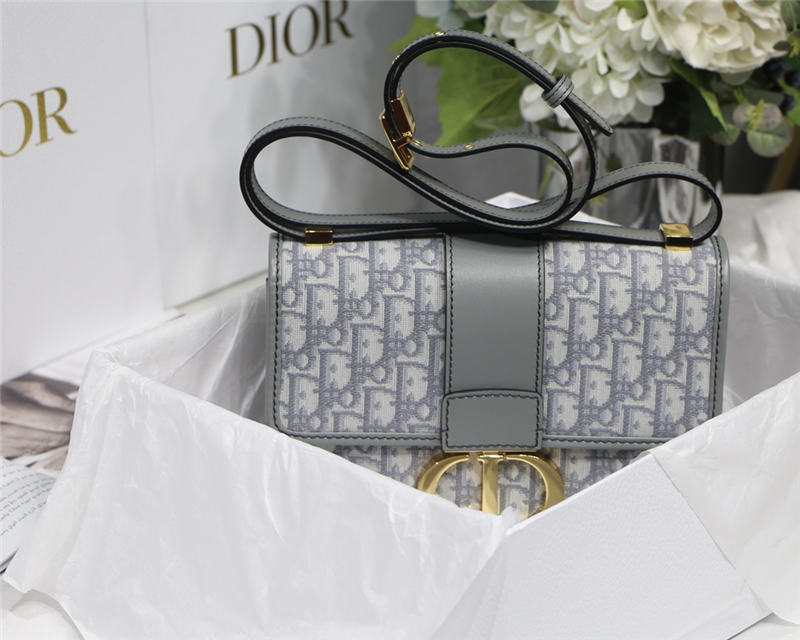 30 MONTAIGNE BAG Dior Oblique Jacquard Grey High