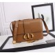 30 MONTAIGNE BAG Box Calfskin Camel High