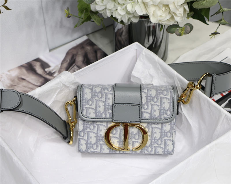 30 MONTAIGNE BOX BAG Dior Oblique Jacquard Grey High