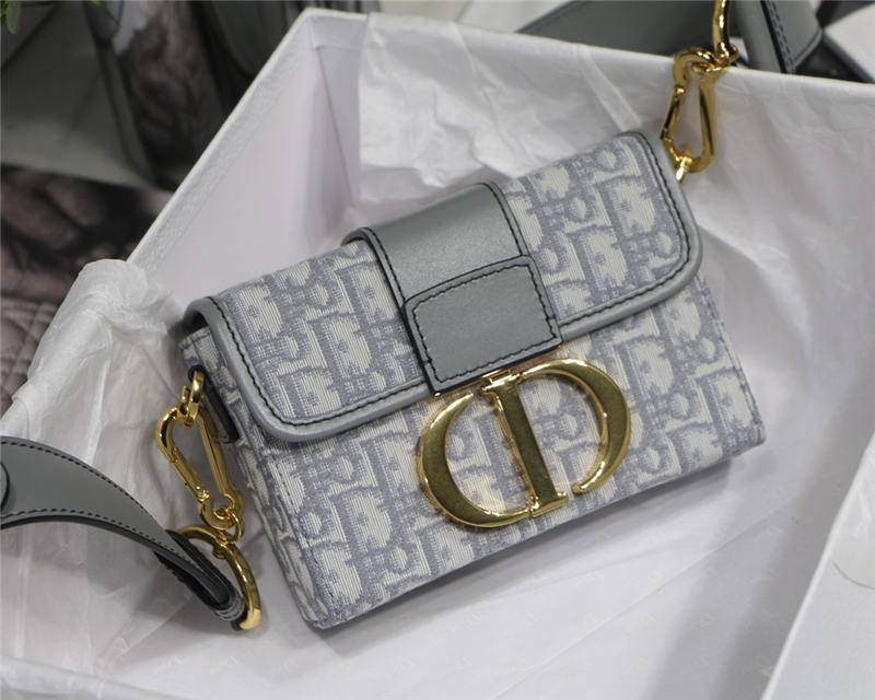 30 MONTAIGNE BOX BAG Dior Oblique Jacquard Grey High