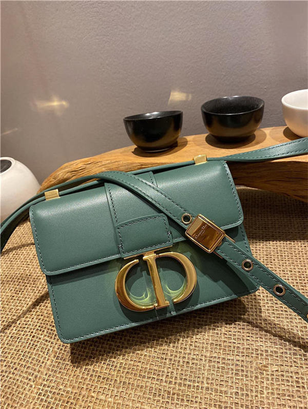 MICRO 30 MONTAIGNE BAG Box Calfskin Green High