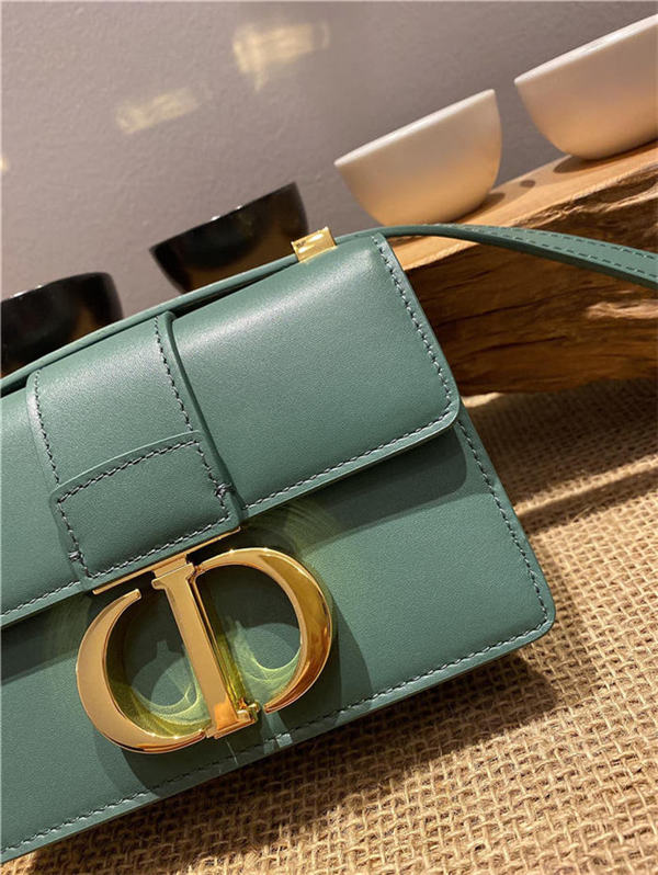 MICRO 30 MONTAIGNE BAG Box Calfskin Green High