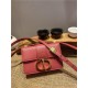 MICRO 30 MONTAIGNE BAG Box Calfskin Rose Red High