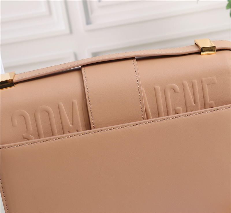 30 MONTAIGNE BAG Calfskin Nude High